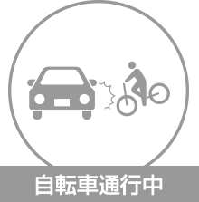 自転車通行中